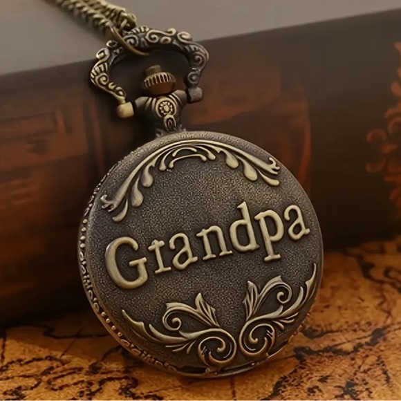 Vintage Style Grandpa Pocket Watch - Picture 7 of 9